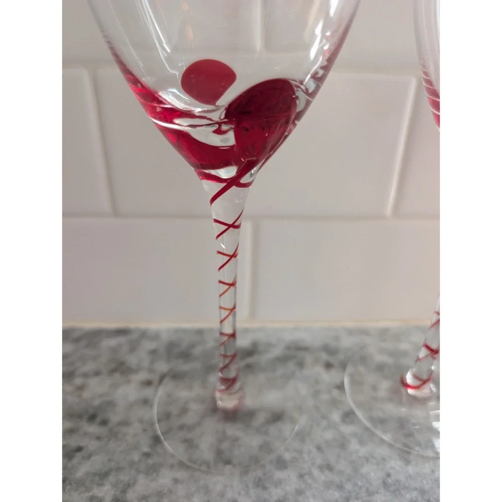 Pier 1 Import Clear Wine Glass 9